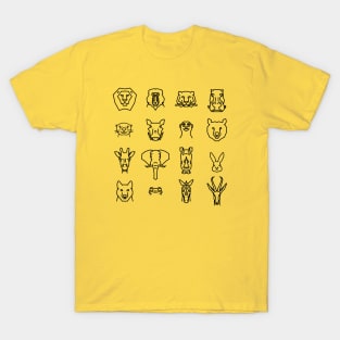 Animal Kingdom I (Black) T-Shirt